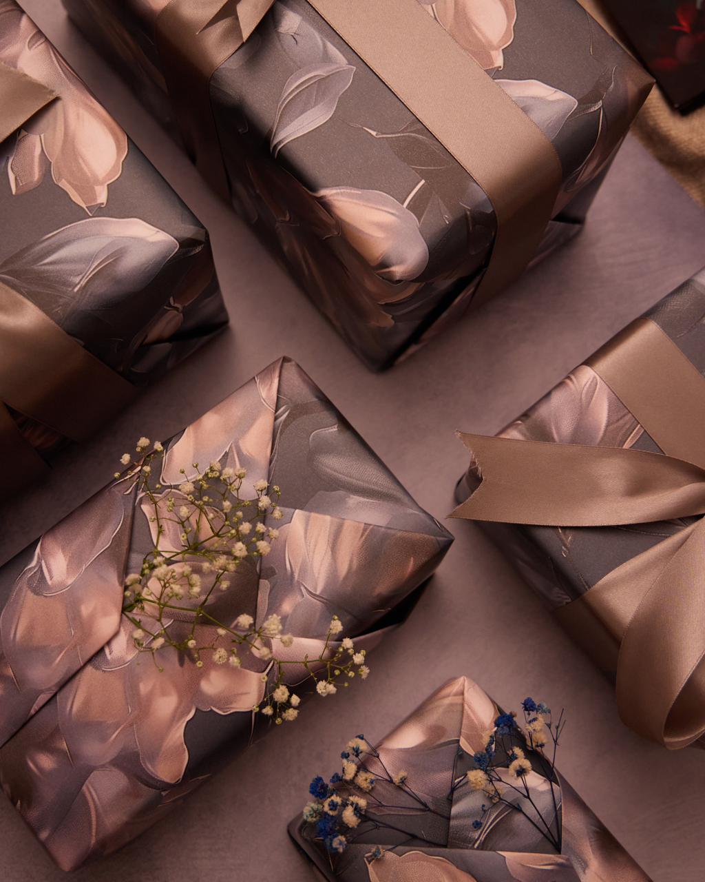 Moonlit Magnolia Wrapping Paper