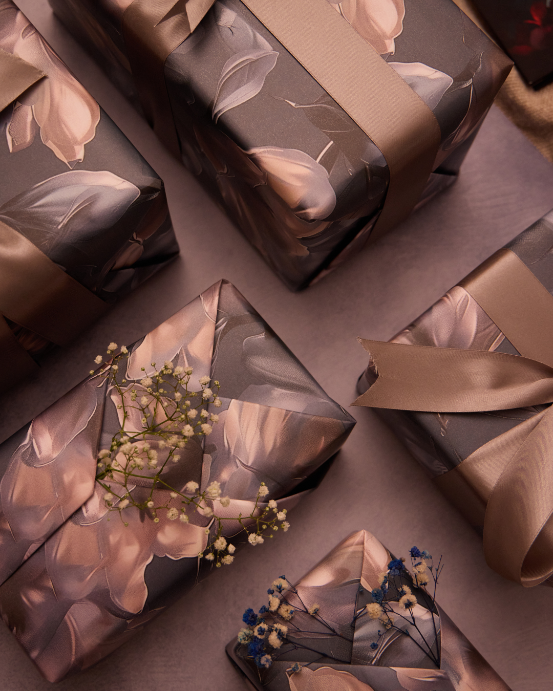 Moonlit Magnolia Wrapping Paper
